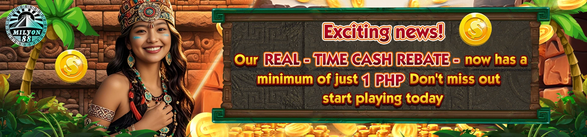 Milyon88 promotion banner 1