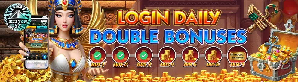 Daily Login Double Bonuses — Milyon88 promotion
