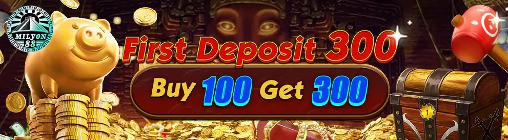 First Deposit 300% Bonus — Milyon88 promotion