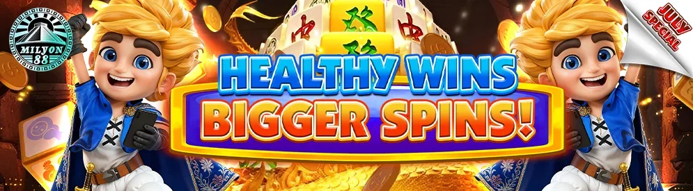 Healthy Wins, Bigger Spins Voucher — Milyon88 promotion